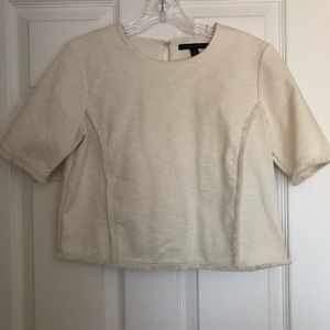 Banana Republic fringe cropped top